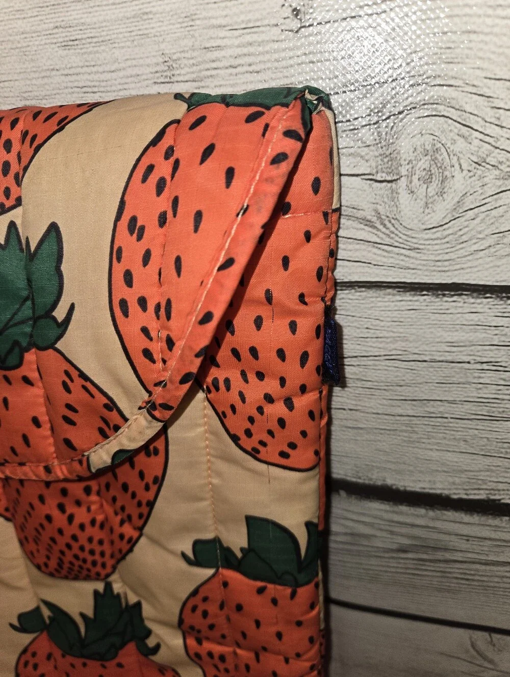BAGGU Strawberry Puffy Laptop Sleeve / Tablet Case